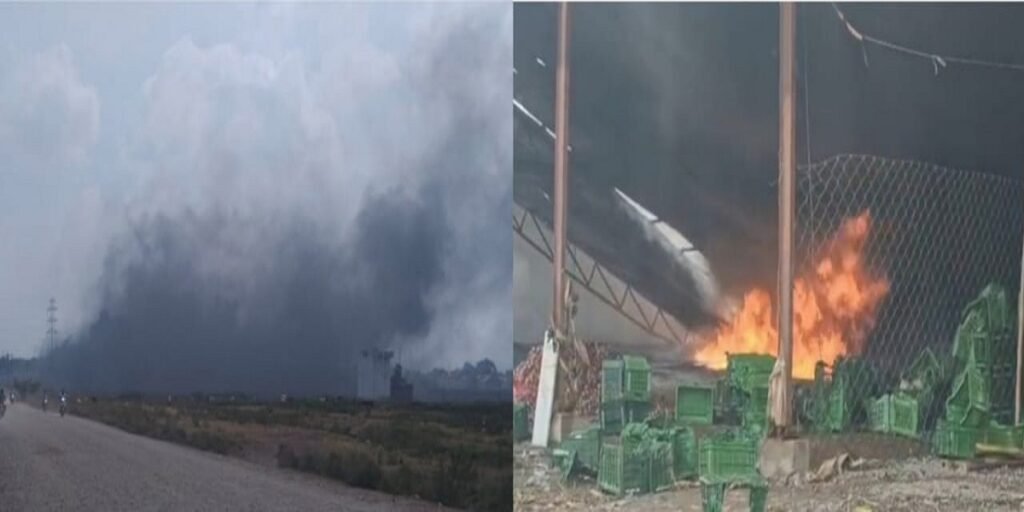 CG News: सब्जी मंडी में भीषण आग, कई दुकानें खाक – लाखों का नुकसान, फायर ब्रिगेड ने मशक्कत के बाद पाया काबू