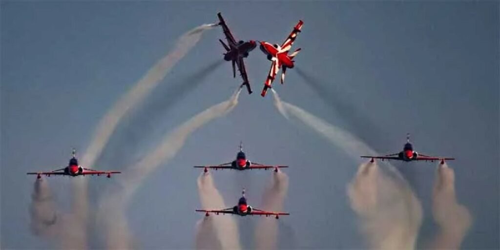 राज्योत्सव पर रोमांच का डोज़! कल रायपुर में सूर्य किरण टीम के 9 फाइटर प्लेन दिखाएंगे करतब