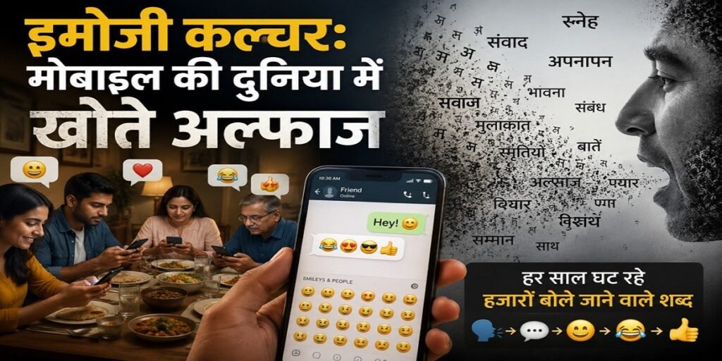 इमोजी के बढ़ते इस्तेमाल से शब्दों की दुनिया संकट में, हर साल 1 लाख से ज्यादा शब्द हो रहे गायब