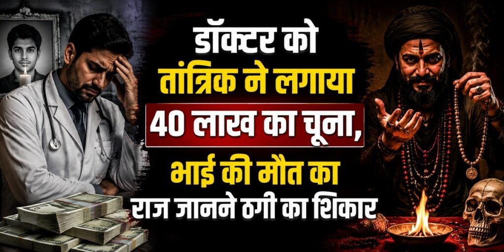 CG Crime News: भाई की मौत का रहस्य सुलझाने पहुंचे डॉक्टर को तांत्रिक ने बनाया शिकार, 40 लाख की ठगी