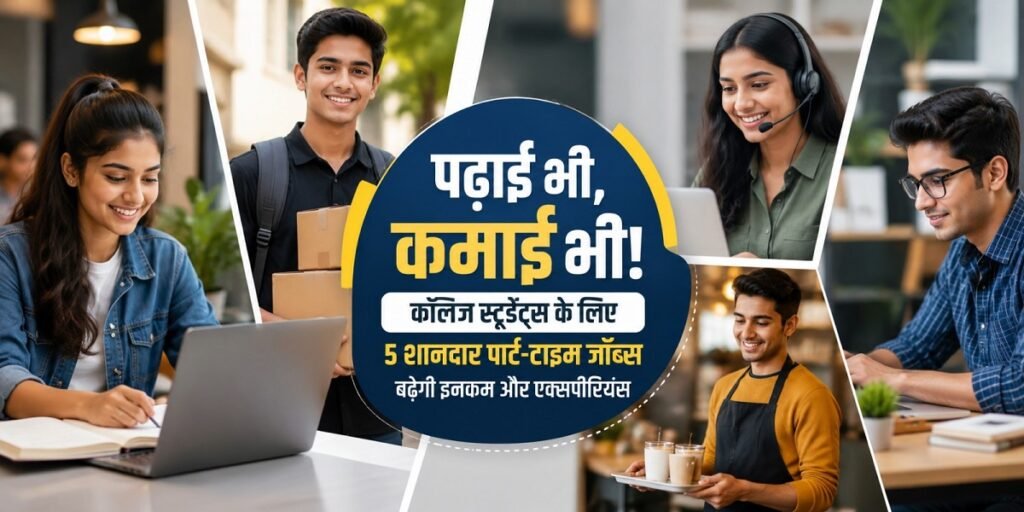 Part Time Jobs for College Students : पढ़ाई भी, कमाई भी! कॉलेज स्टूडेंट्स के लिए 5 शानदार पार्ट-टाइम जॉब्स, बढ़ेगी इनकम और एक्सपीरियंस