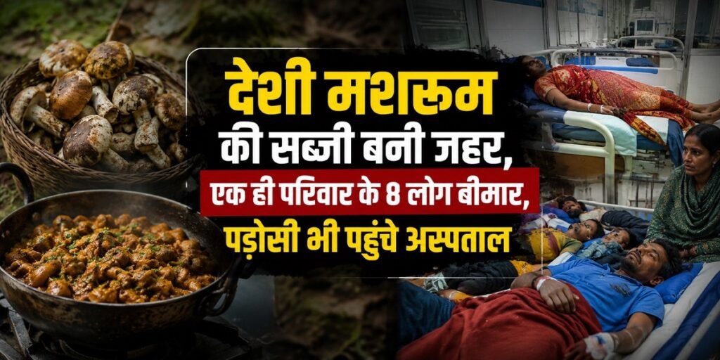 Chhattisgarh Food Poisoning: देशी मशरूम की सब्जी बनी जहर, एक ही परिवार के 8 लोग बीमार, पड़ोसी भी पहुंचे अस्पताल