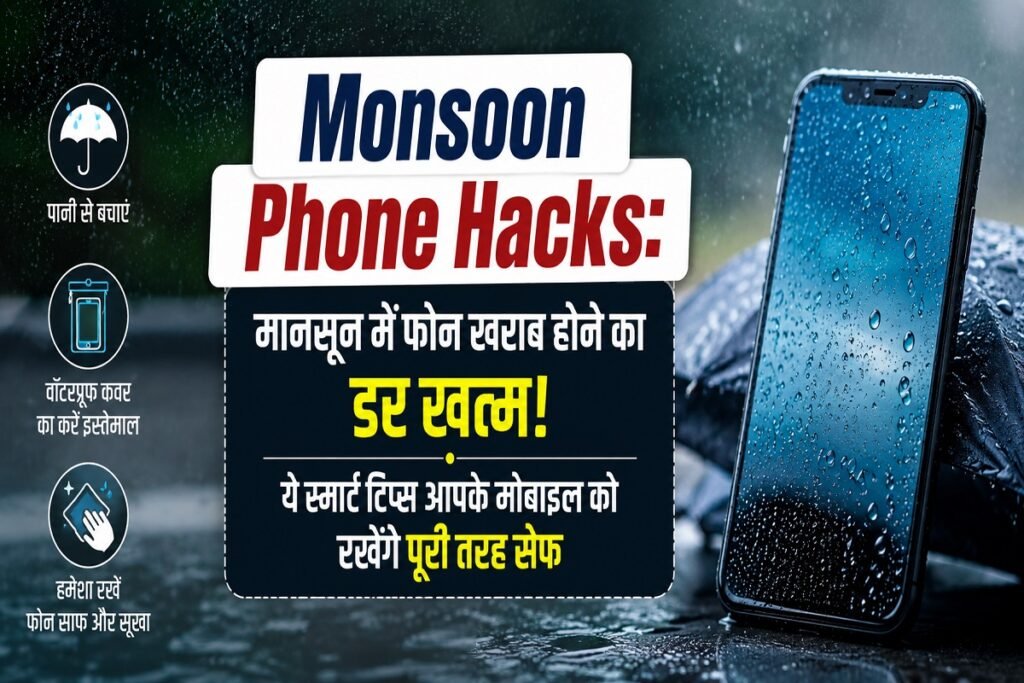 Monsoon Phone Hacks: मानसून में फोन खराब होने का डर खत्म! ये स्मार्ट टिप्स आपके मोबाइल को रखेंगे पूरी तरह सेफ