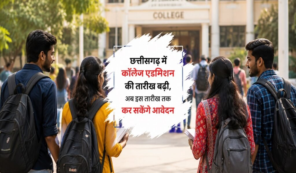 CG College Admission: छत्तीसगढ़ में कॉलेज एडमिशन की तारीख बढ़ी, अब इस तारीख तक कर सकेंगे आवेदन