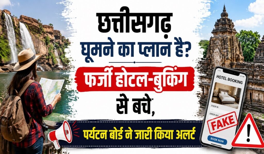 छत्तीसगढ़ घूमने का प्लान है? फर्जी होटल-बुकिंग से बचें, पर्यटन बोर्ड ने जारी किया अलर्ट