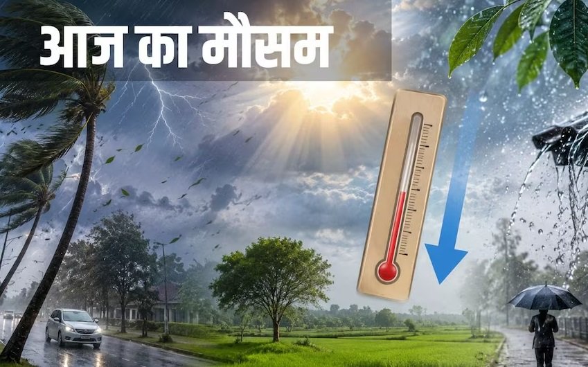 छत्तीसगढ़ में आज फिर बरसेंगे बदरा! कई जिलों में बारिश की संभावना, कुछ हिस्सों में भारी बारिश का अनुमान