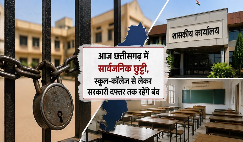 Hareli Public Holiday: आज छत्तीसगढ़ में सार्वजनिक छुट्टी, स्कूल-कॉलेज से लेकर सरकारी दफ्तर तक रहेंगे बंद