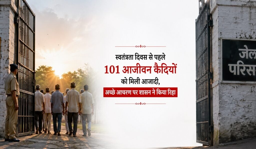 CG News: स्वतंत्रता दिवस से पहले 101 आजीवन कैदियों को मिली आजादी, अच्छे आचरण पर शासन ने किया रिहा
