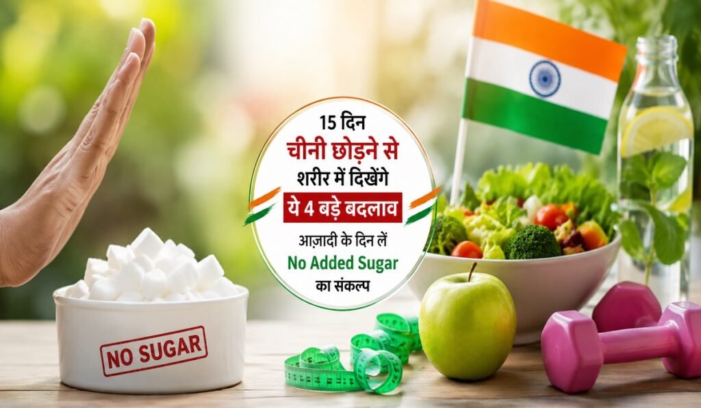 15 दिन चीनी छोड़ने से शरीर में दिखेंगे ये 4 बड़े बदलाव, आजादी के दिन लें No Added Sugar का संकल्प