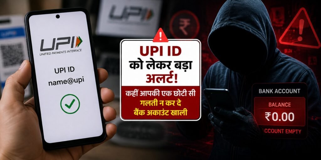 UPI ID को लेकर बड़ा अलर्ट! कहीं आपकी एक छोटी सी गलती न कर दे बैंक अकाउंट खाली