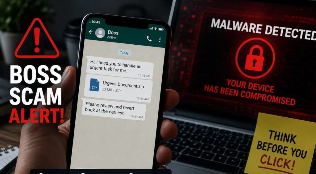 WhatsApp पर आया ‘Boss Scam’ का नया जाल, सरकार ने किया अलर्ट, एक गलती से लग सकता है लाखों का चूना