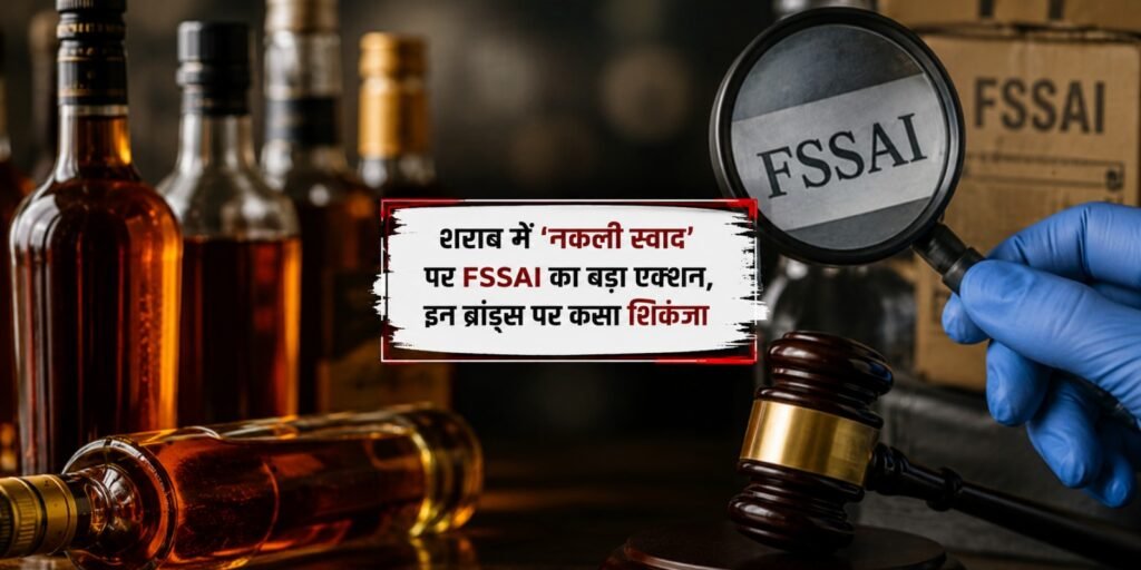 शराब में ‘नकली स्वाद’ पर FSSAI का बड़ा एक्शन, इन ब्रांड्स पर कसा शिकंजा