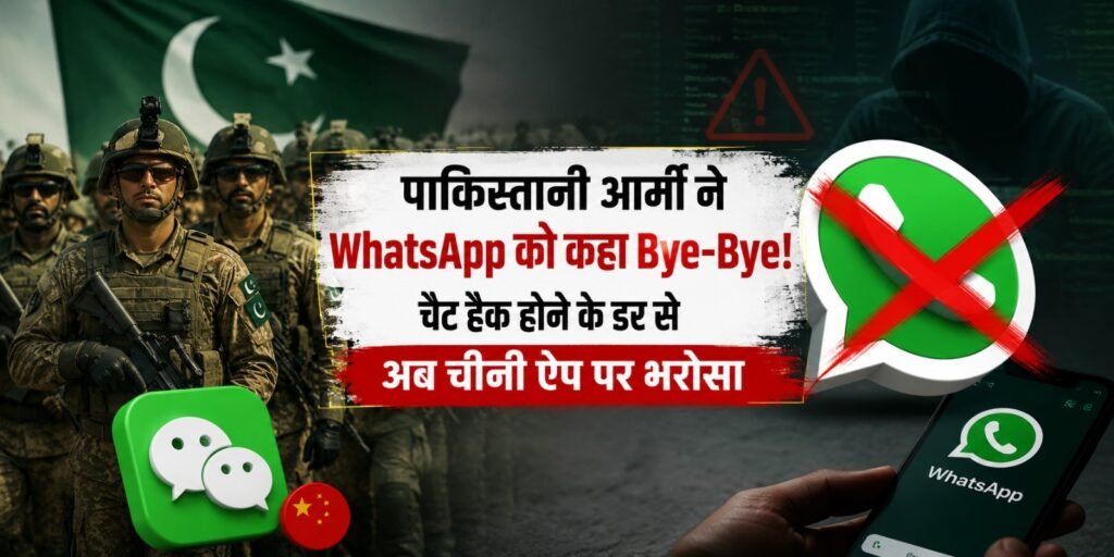 पाकिस्तानी आर्मी ने WhatsApp को कहा Bye-Bye! चैट हैक होने के डर से अब चीनी ऐप पर भरोसा