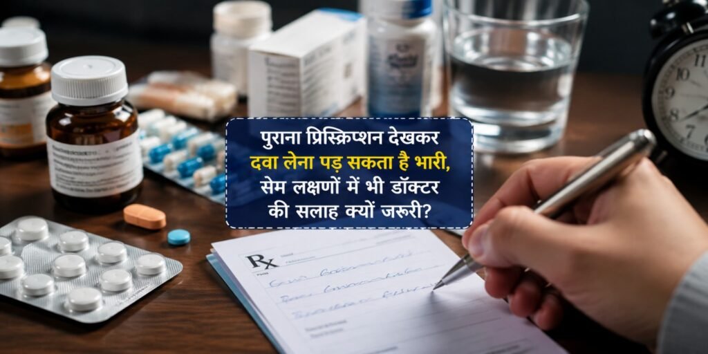पुराना प्रिस्क्रिप्शन देखकर दवा लेना पड़ सकता है भारी, सेम लक्षणों में भी डॉक्टर की सलाह क्यों जरूरी?
