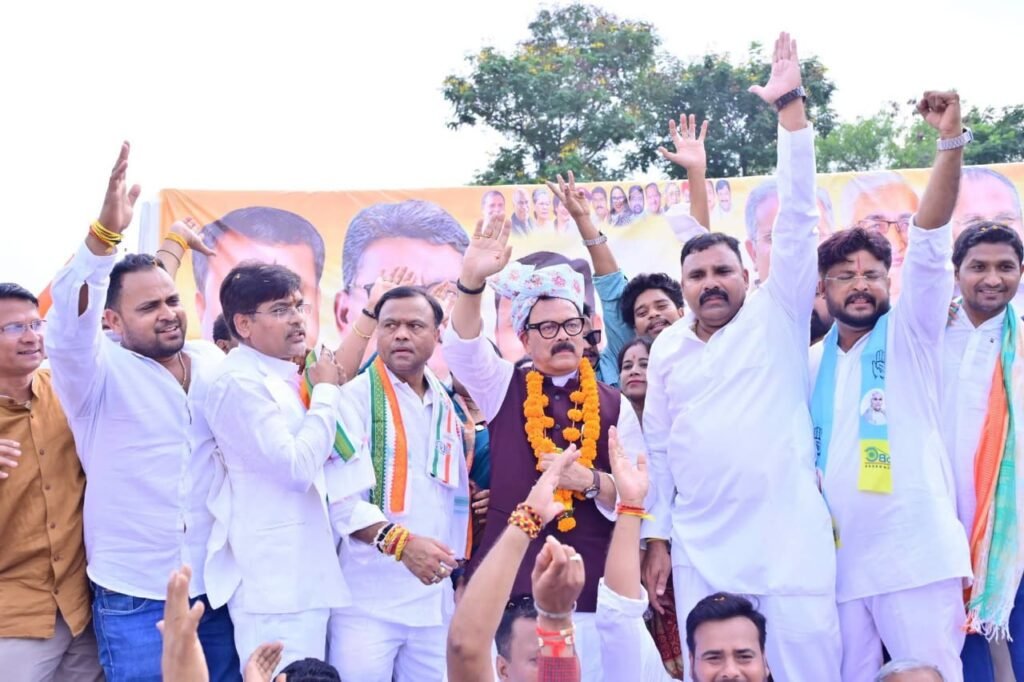 नवनियुक्त प्रदेश कांग्रेस प्रभारी सुखदेव भगत का रायपुर में ओबीसी कांग्रेस ने किया भव्य स्वागत