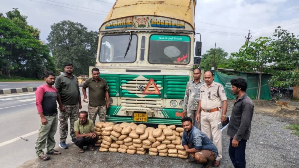 ओडिशा से गुजरात जा रही थी गांजे की बड़ी खेप, छत्तीसगढ़ में पुलिस ने दबोचे 2 अंतर्राज्यीय तस्कर; 60 लाख का गांजा बरामद