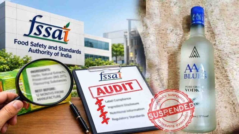 FSSAI Licence Suspended: AAA Blues Pure ग्रेन वोदका और ग्रेन व्हिस्की बनाने वाली कंपनी पर कार्रवाई, जानें क्यों सस्पेंड हुआ लाइसेंस