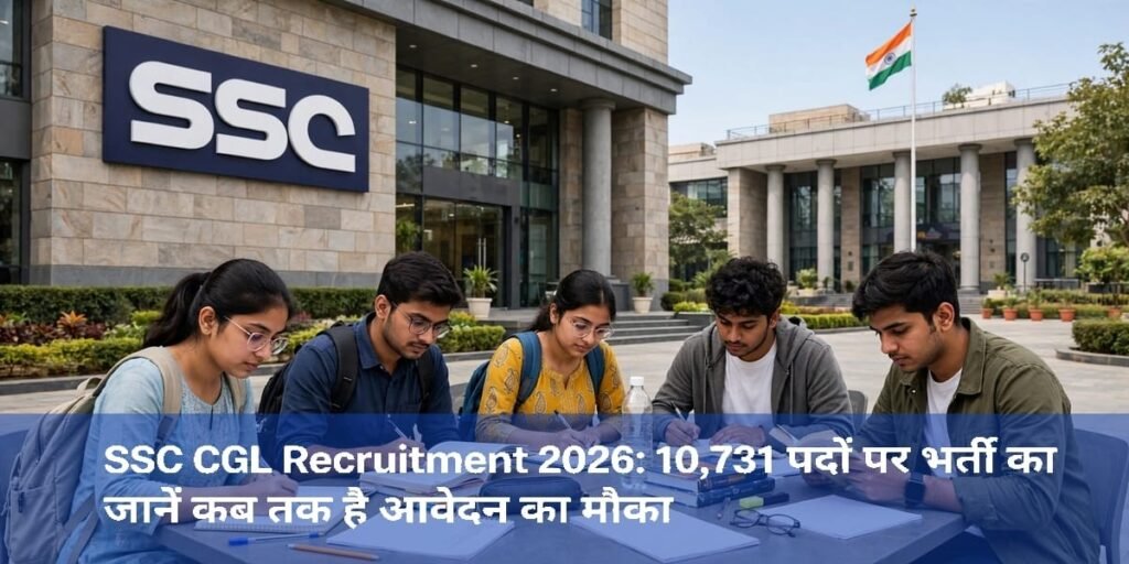 SSC CGL Recruitment 2026: 10,731 पदों पर भर्ती का नोटिफिकेशन जारी, जानें कब तक है आवेदन का मौका