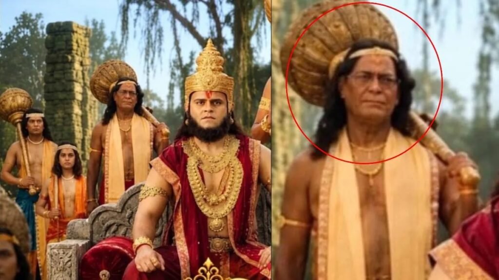 ‘महाकाव्य श्रीरामायण कथा’ के पोस्टर में बड़ी चूक? सुग्रीव की सेना में चश्मा पहने वानर देख हैरान हुए लोग