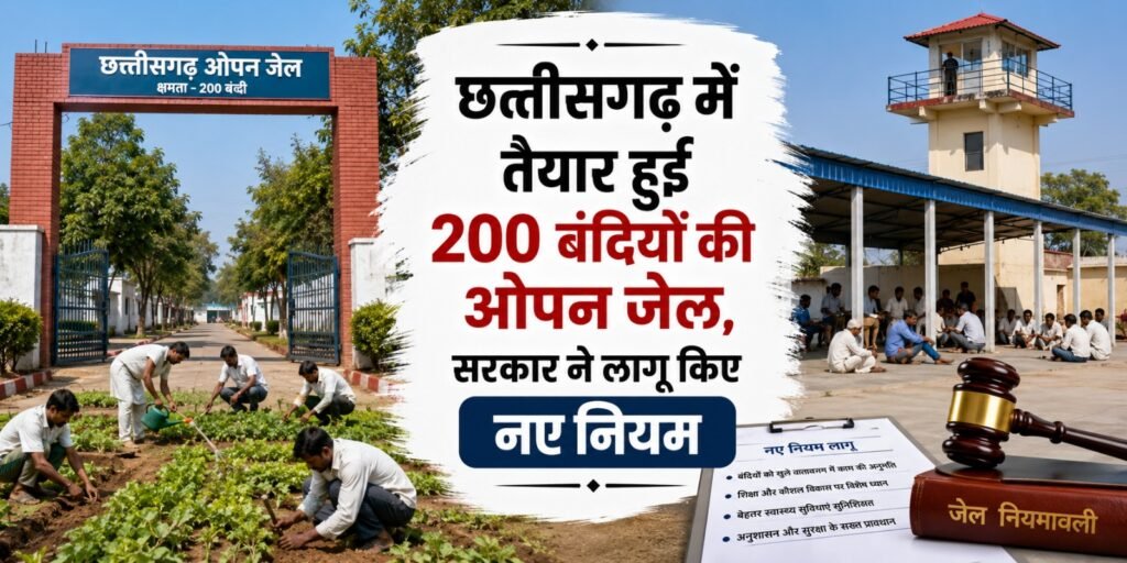 Chhattisgarh Open Jail: छत्तीसगढ़ में तैयार हुई 200 बंदियों की ओपन जेल, सरकार ने लागू किए नए नियम