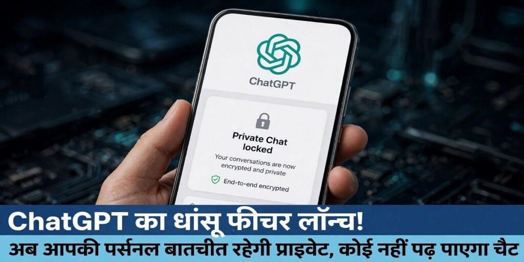 ChatGPT का धांसू फीचर लॉन्च! अब आपकी पर्सनल बातचीत रहेगी प्राइवेट, कोई नहीं पढ़ पाएगा चैट