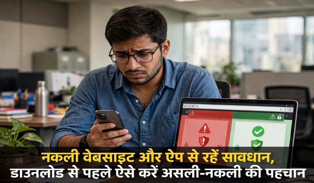 Online Fraud Alert: नकली वेबसाइट और ऐप से रहें सावधान, डाउनलोड करने से पहले ऐसे करें असली-नकली की पहचान