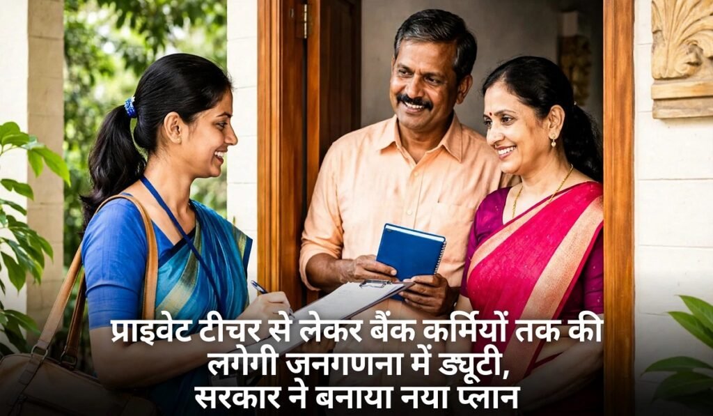 Census Duty: प्राइवेट टीचर से लेकर बैंक कर्मियों तक की लगेगी जनगणना में ड्यूटी, सरकार ने बनाया नया प्लान