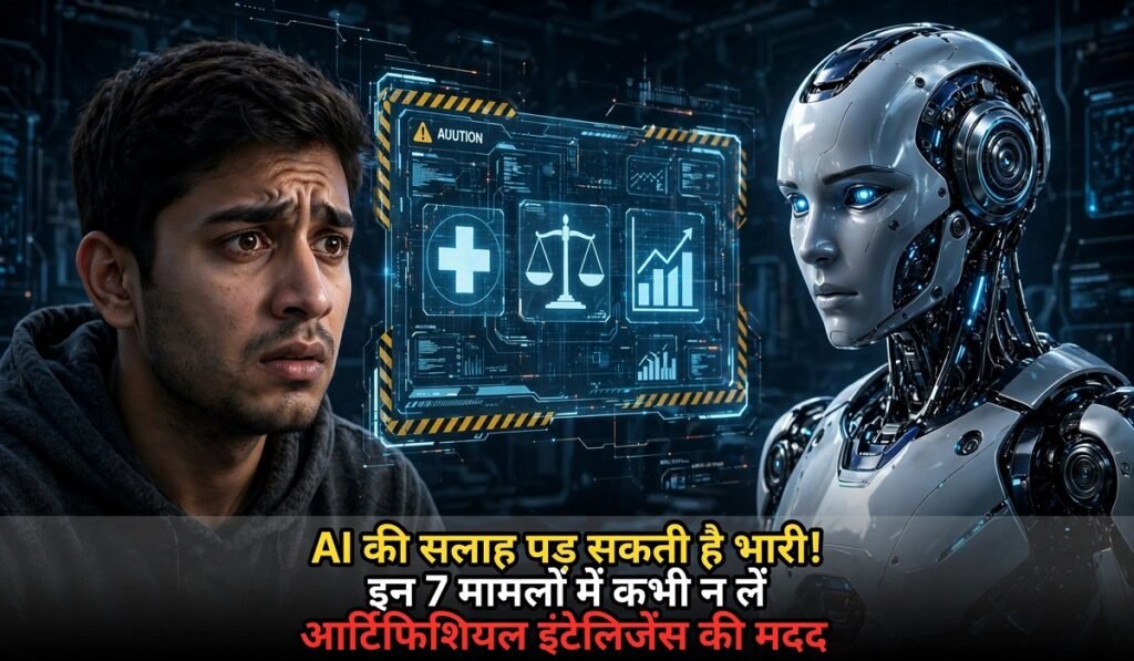 AI की सलाह पड़ सकती है भारी! इन 7 मामलों में कभी न लें आर्टिफिशियल इंटेलिजेंस की मदद