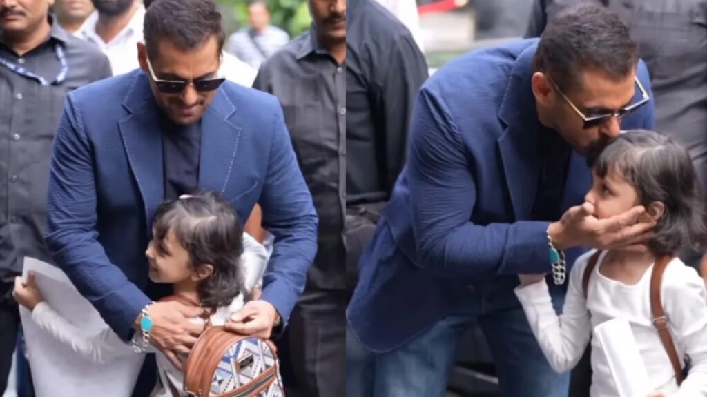 Salman Khan: टाइट सिक्योरिटी के बीच सलमान खान से लिपट गई नन्ही फैन, सुपरस्टार ने भी पूरी की बच्ची की विश