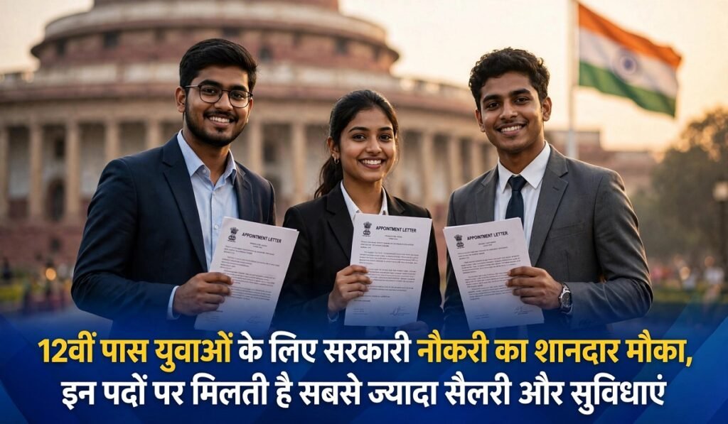 12th Pass Government Jobs: 12वीं पास युवाओं के लिए सरकारी नौकरी का शानदार मौका, इन पदों पर मिलती है सबसे ज्यादा सैलरी और सुविधाएं