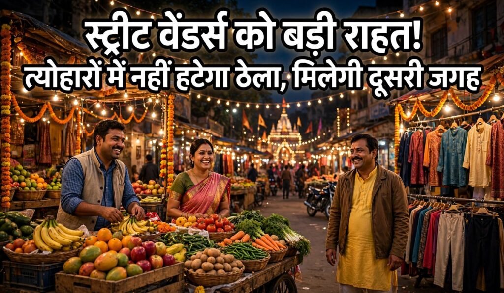 Good News For Street Vendors: त्योहारों में स्ट्रीट वेंडर्स को नहीं हटाया जाएगा बेवजह, सामान बेचने के लिए दूसरी जगह देनी होगी, सभी राज्यों को निर्देश