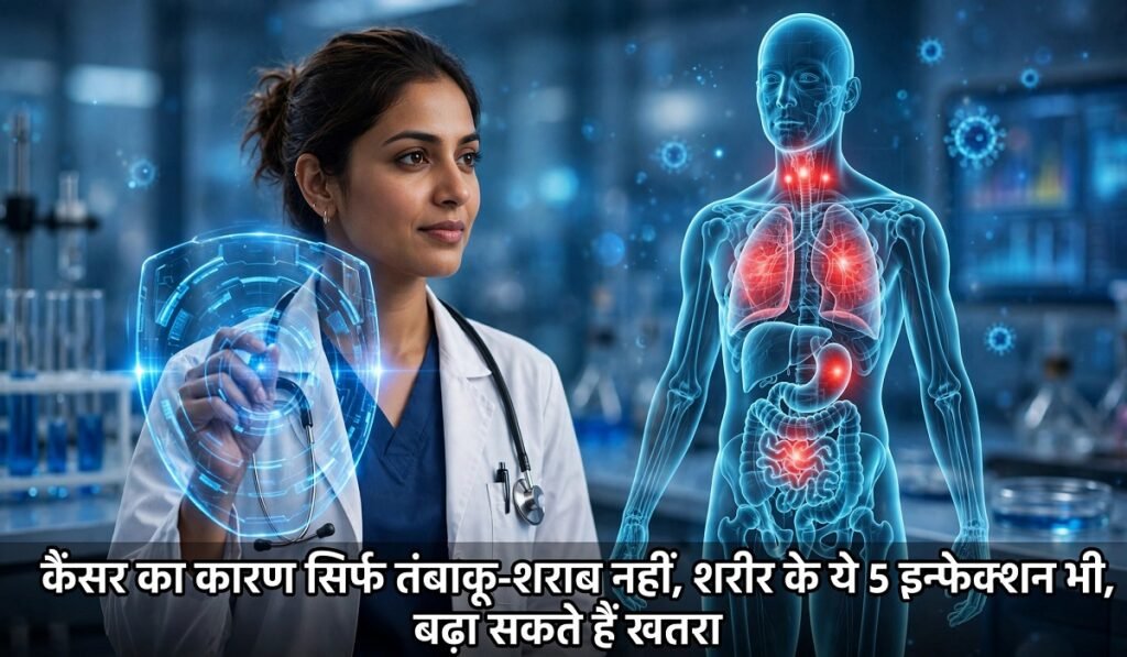 कैंसर का कारण सिर्फ तंबाकू-शराब नहीं, शरीर के ये 5 इन्फेक्शन भी बढ़ा सकते हैं खतरा
