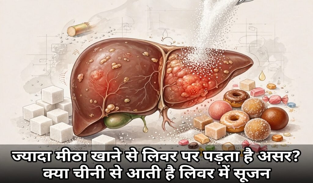 ज्यादा मीठा खाने से लिवर पर पड़ता है असर? क्या चीनी से आती है लिवर में सूजन, डॉक्टर से जानें